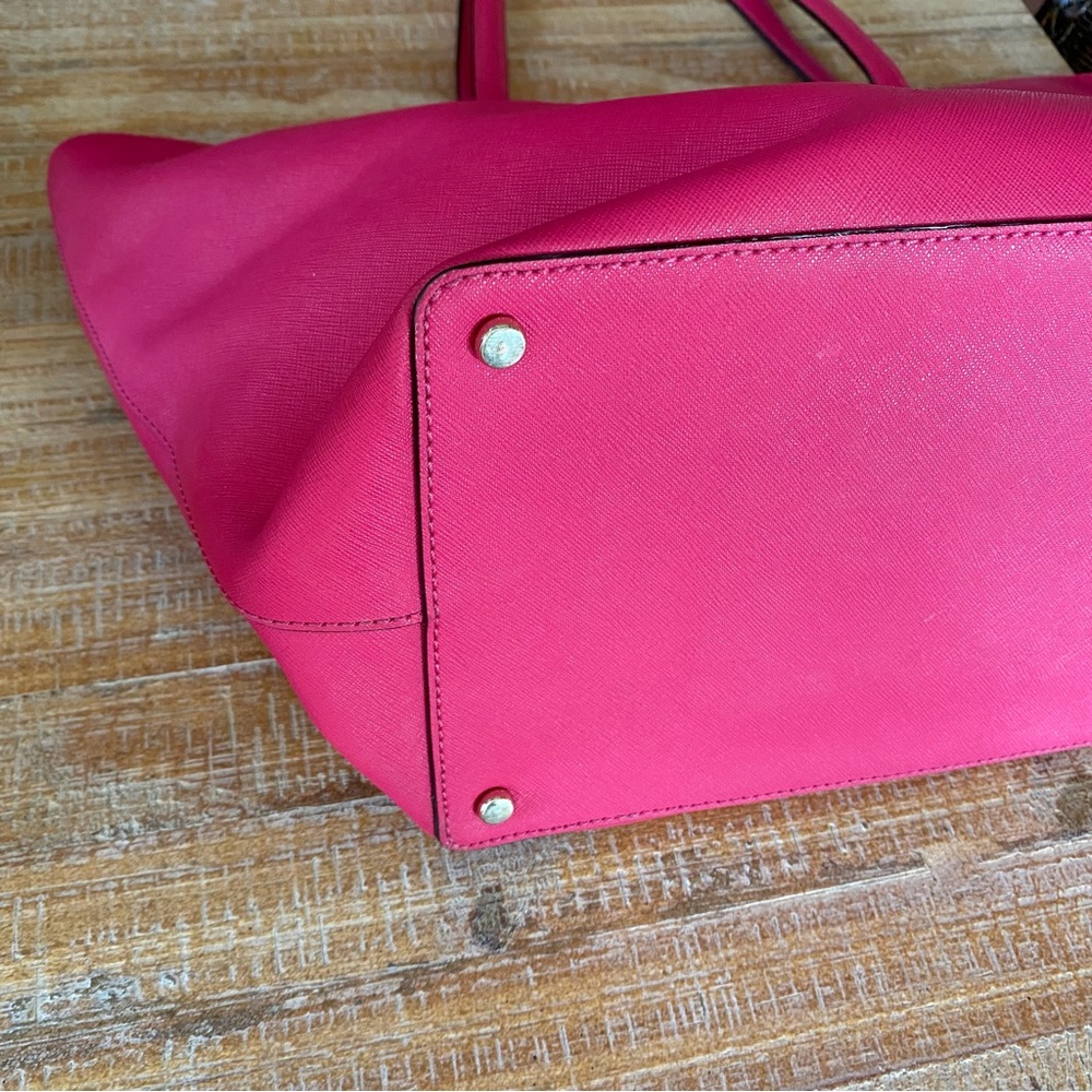 KATE SPADE ♠️ Pink Saffiano Leather Tote - Picture 5 of 7